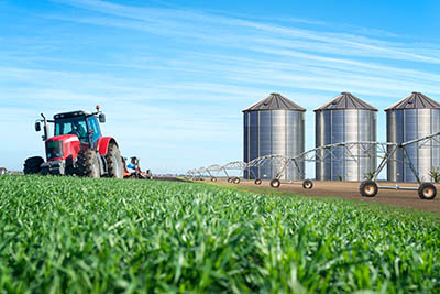 agriculture food tractor silos