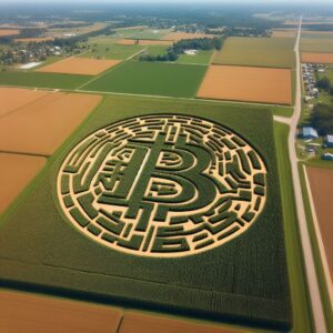 Bitcoin Farm Corn Maze